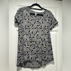 Disney Lula Roe Minnie mouse Women's Shirt size S